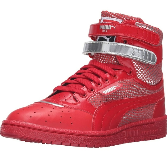 Puma Womens Sky II Hi Futur Minimal size 8 color red - Picture 6 of 11